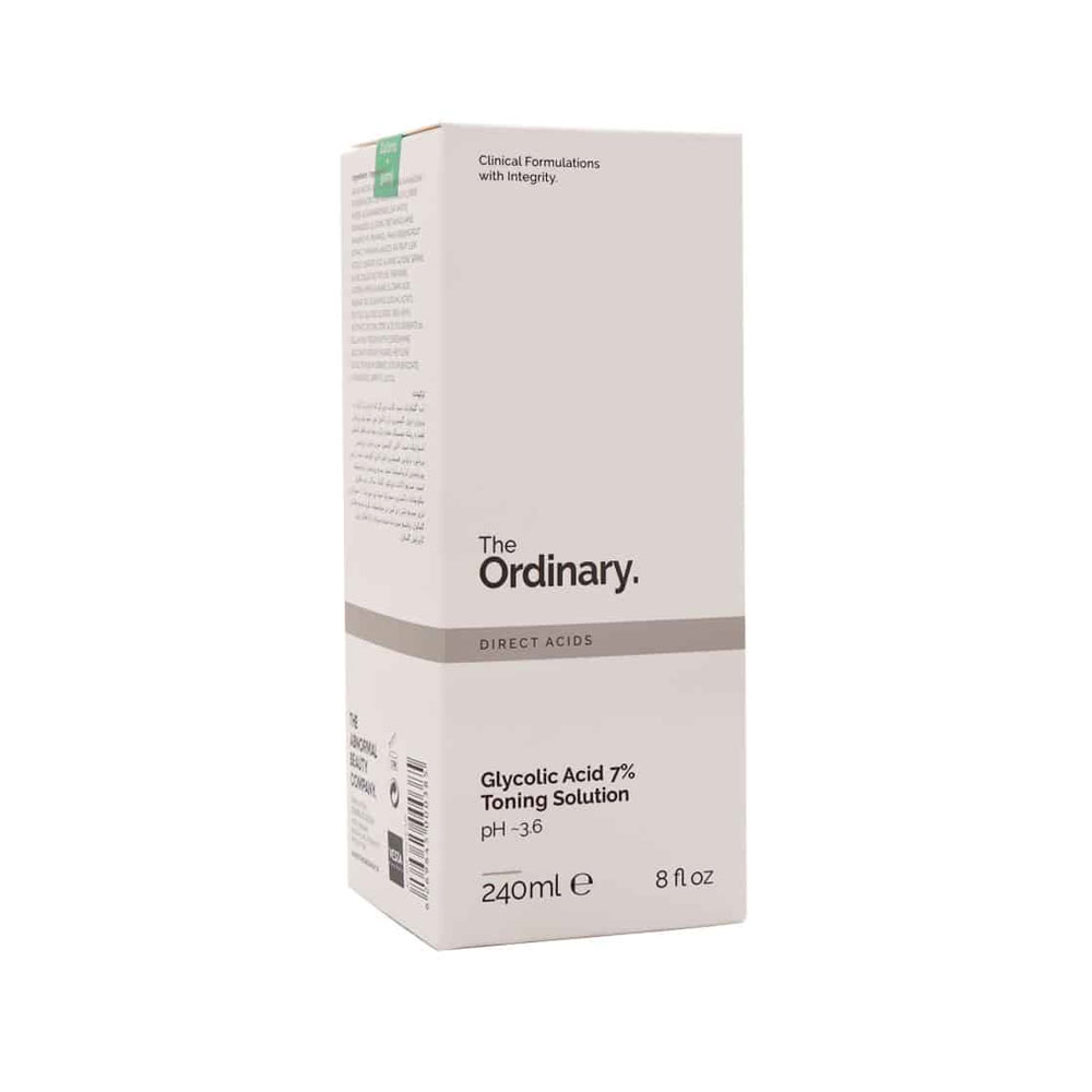 تونر گلیکولیک اسید 7% اوردینری 240 میل اصل ا The Ordinary Glycolic Acid 7% Toning Solution 240ml