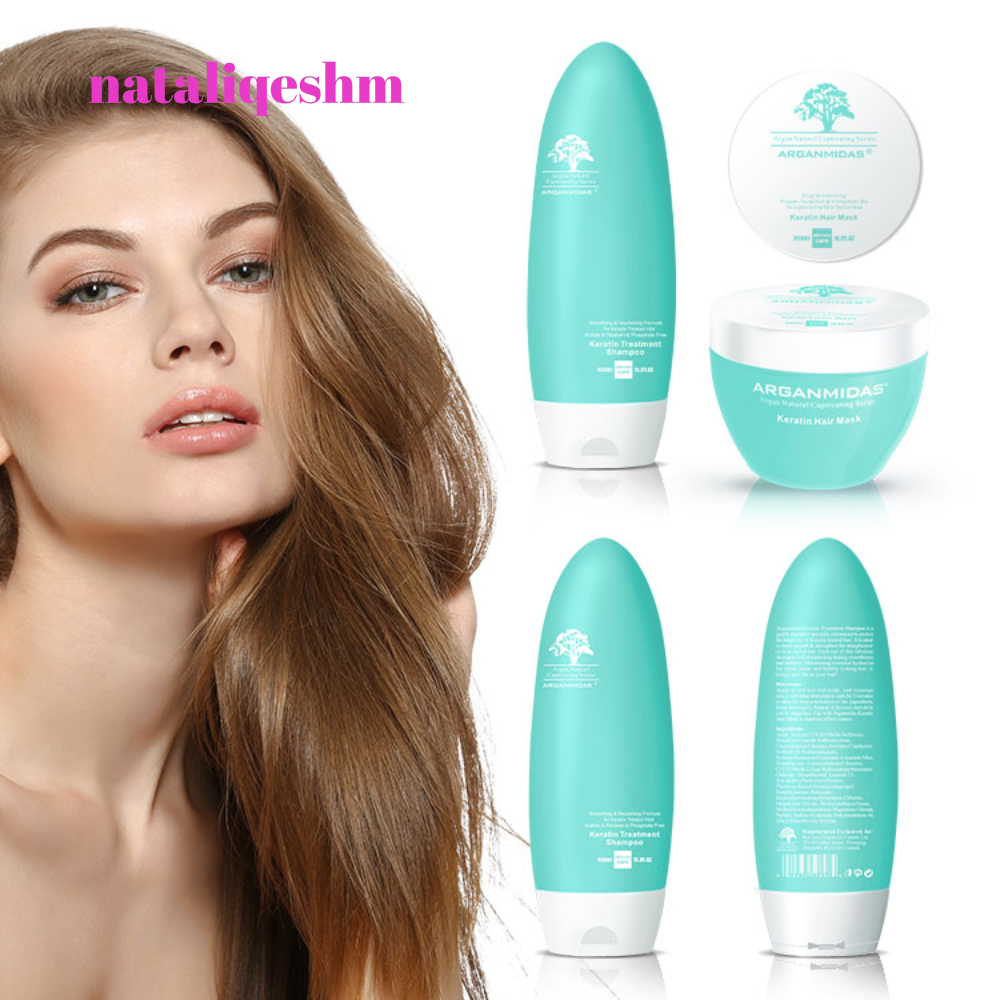 شامپو آرگان میداس کراتینه keratin treatment shampoo
