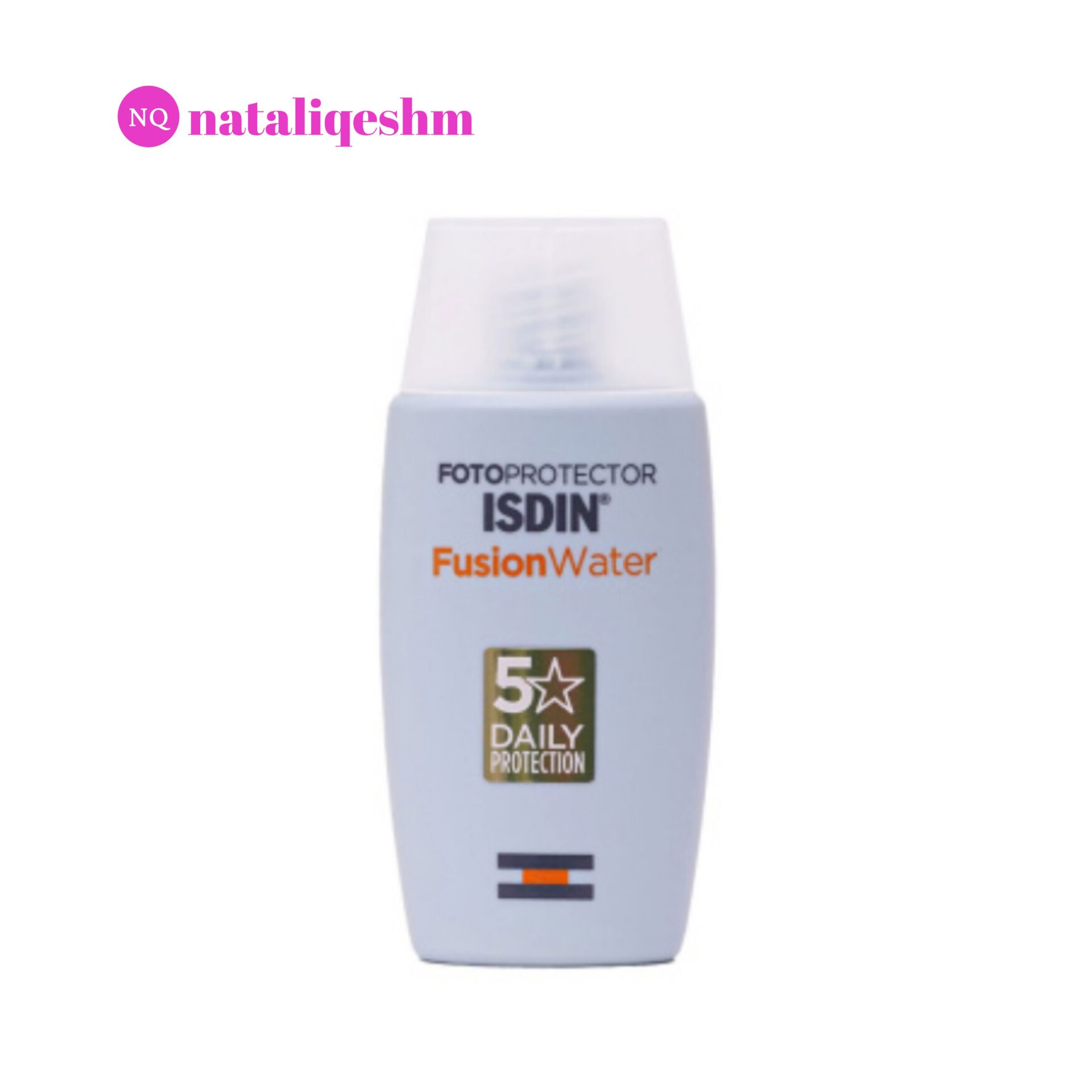 ضد افتاب فیوژن واترSPF50بدون رنگ ایزدین