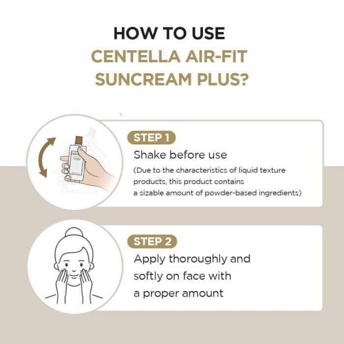 کرم ضد آفتاب رنگی سنتلا اسکین 1004 Skin ایر فیت پلاس air fit plus(اصل)